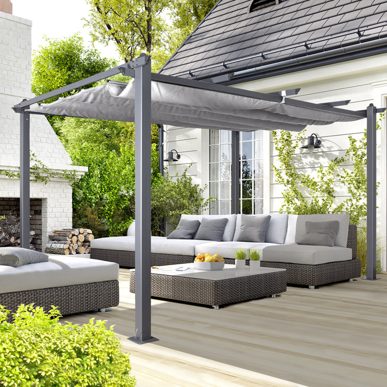 Dakota Fields Kingstowne Aluminum Pergola & Reviews Wayfair.co.uk